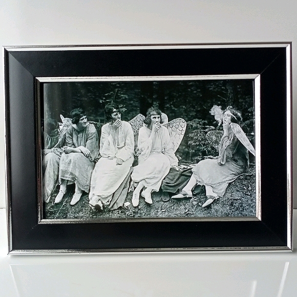 Smokin Angels Vintage Retro Oddity Boho Shabbychic - Picture 3 of 7